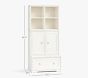 Ava Regency Cabinet &amp; Cubby Drawer Base Wall Storage System