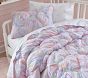 Textured Tie Dye Heart Comforter &amp; Shams