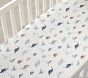 Embroidered Dino Toddler Quilt &amp; Crib Sheet Bundle