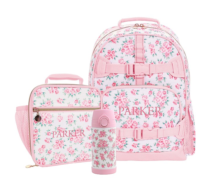 Mackenzie LoveShackFancy Antoinette Floral Backpack &amp; Lunch Bundle, Set of 3