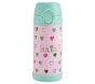 Mackenzie Roller Rabbit Multi Heart Water Bottle