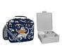 Mackenzie Navy Dino Bone Glow-in-the-Dark Adaptive Lunch &amp; Bento Bundle, Set of 2