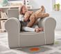 Oversized Anywhere Chair&#174;, Gray with White Piping