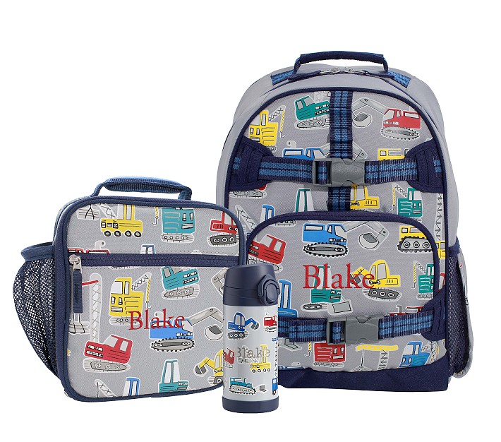 Pottery Barn Kids deals Jax Construction Backpack & Lunchbox