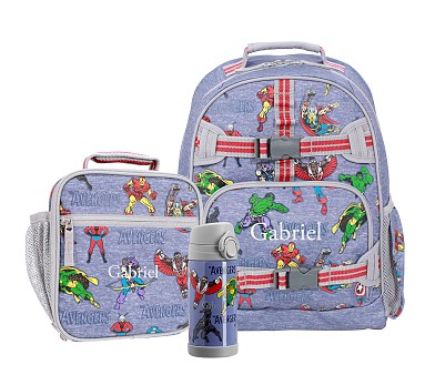 Mackenzie Marvel Avengers Glow-in-the-Dark Backpack & Lunch Bundle, Set of 3