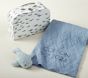 Jack Whale Baby Blanket &amp; Rattle Gift Set