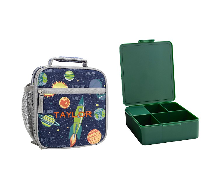 Mackenzie Navy Solar System Glow-in-the-Dark Lunch &amp; Bento Bundle, Set of 2