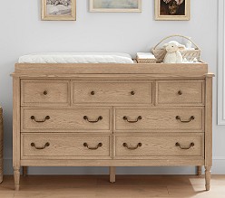 Blythe 7-Drawer Dresser & Topper Set (56w x 19d")