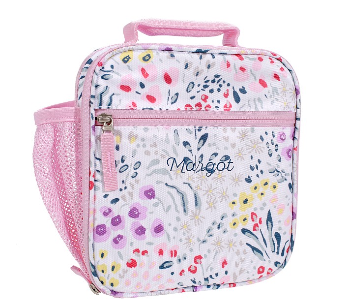 Mackenzie Pink Field Floral Lunch Boxes