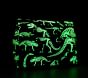 Mackenzie Navy Dinosaur Bones Glow-in-the-Dark Supplies Pouch