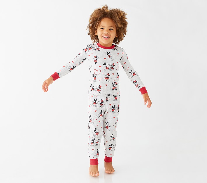 Disney Mickey Mouse Hearts Organic Cotton Pajama Set