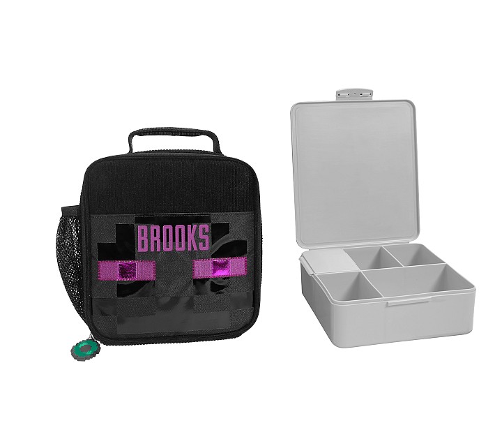 Mackenzie Minecraft Enderman Critter Glow-in-the-Dark Lunch &amp; Bento Bundle, Set of 2