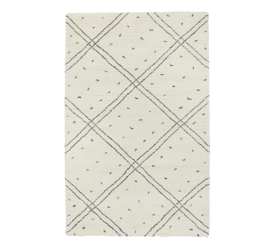 Pottery Barn popular Kids Shag Dot Rug