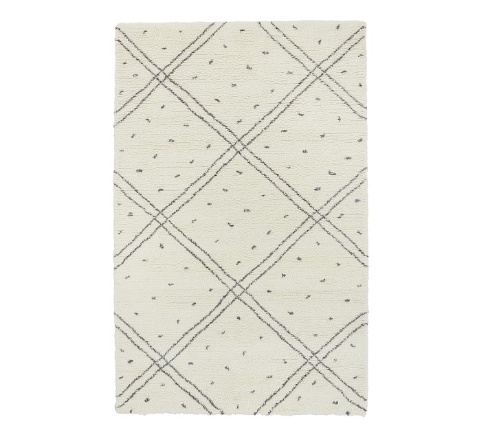 Pottery good Barn Kids Moroccan Flecked Wool Shag Rug