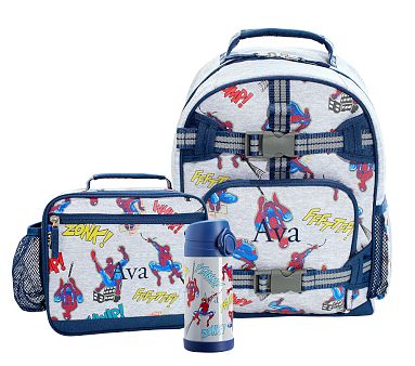 Spiderman GID RPET Bundle, Small Backpack, Cold Pack, 12oz Water Bottle