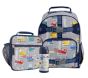 Grey Jax Construction GID RPET Bundle: Small Backpack, Classic Lunch, 12oz Water Bottle
