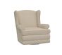 Oversized Wingback Manual Recliner Performance Slub Weave Oatmeal