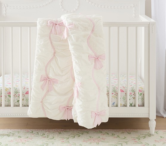 Pink cot bed bedding discount