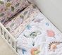 Floral Dino Toddler Bedding Set