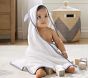 Gingham Critter Baby Hooded Towel