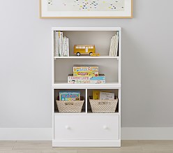 Cameron Bookshelf & Cubby Drawer Base Wall Storage System