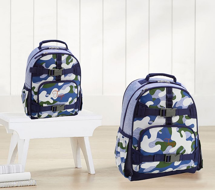 Mackenzie Blue Green Camo Glow-in-the-Dark Backpacks