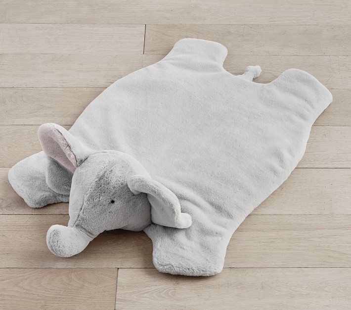 Elephant baby plush play mat on sale