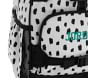 Mackenzie Black &amp; White Brushstroke Dot Backpacks