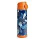 Mackenzie Blue Gray Camo Glow-in-the-Dark Water Bottle