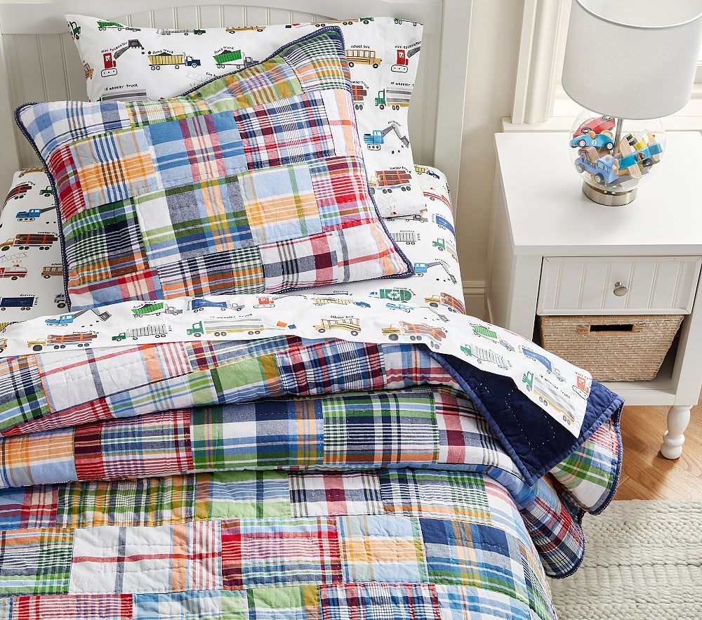 Madras Quilt &amp; Shams