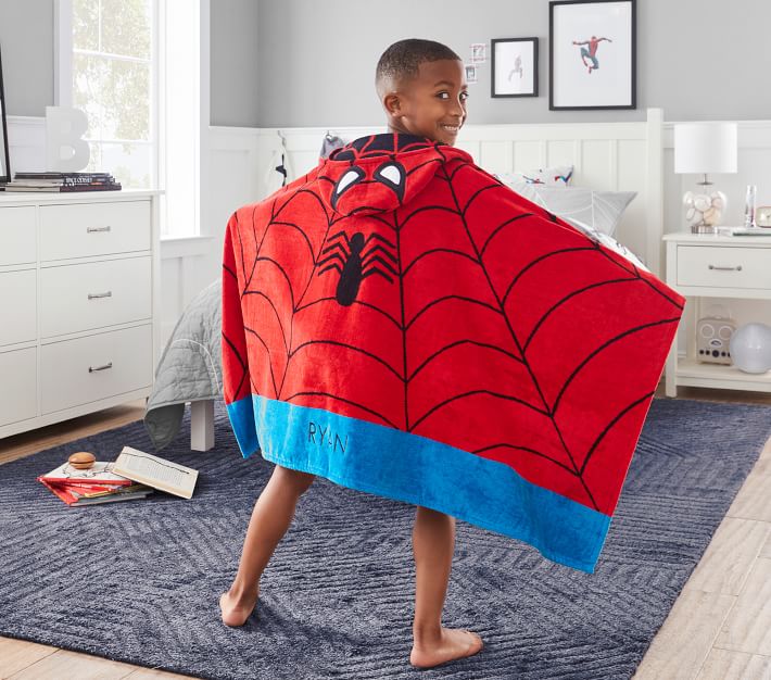 Spider Man Hooded Towel Pottery Barn Kids