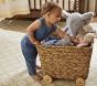 Sutton Woven Rolling Toy Storage Basket