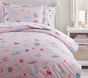 Galaxy Heart Glow-in-the-Dark Duvet Cover &amp; Shams