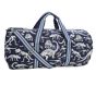 Mackenzie Navy Dinosaur Bones Glow-in-the-Dark Large Duffle  Bag