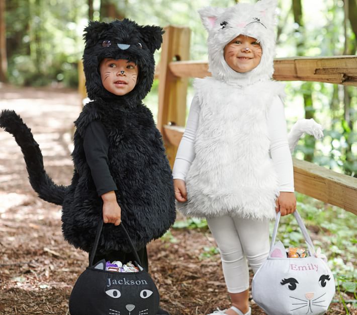 White Persian Cat offers Baby & Ghost Costume