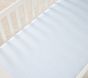 Oxford Stripe Organic Crib Fitted Sheet