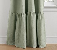 Belgian Linen Ruffle Blackout Curtain