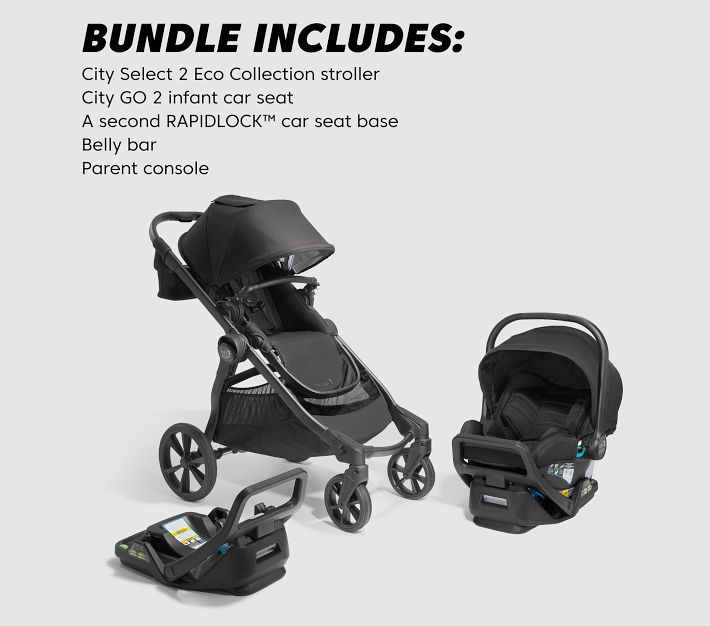 Baby Jogger City Select 2 Infant Travel System Eco Collection Pottery Barn Kids