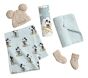 Disney Home x Sanderson Mickey Mouse Swaddle Set and Mickey Hat Bootie, 0-3 months, Set of 2