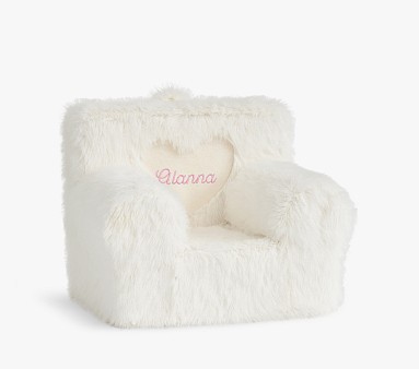 Anywhere Chair®, Faux Fur Carved Hearts