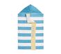 Rugby Stripe Submarine Beach Hooded Towel