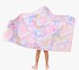 Heart Tie-Dye Kid Beach Hooded Towel