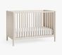 Scalloped Convertible Crib, Bleached Bone, In-Home