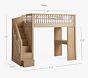 Fillmore Stair Loft Bed &#38; Lower Bed Set