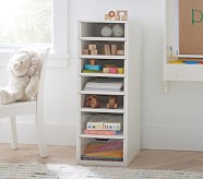 Wood & Acrylic Playroom Storage Tower (33")