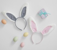 Gingham Easter Bunny Ears