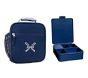 Mackenzie Solid Navy Lunch &amp; Bento Bundle, Set of 2