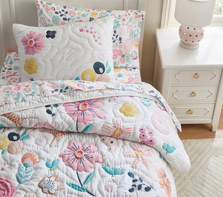 Sasha's Garden Quilt &amp; Shams