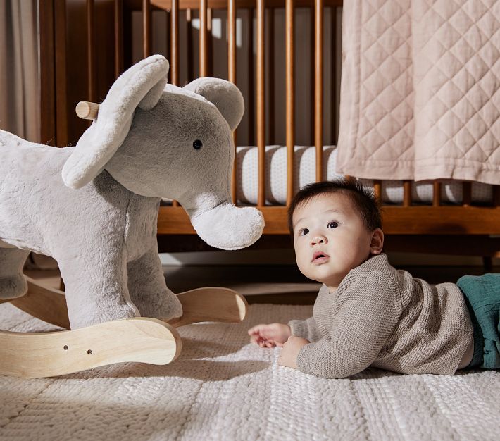 Pottery Barn offers Kids Elephant Plush Rocker