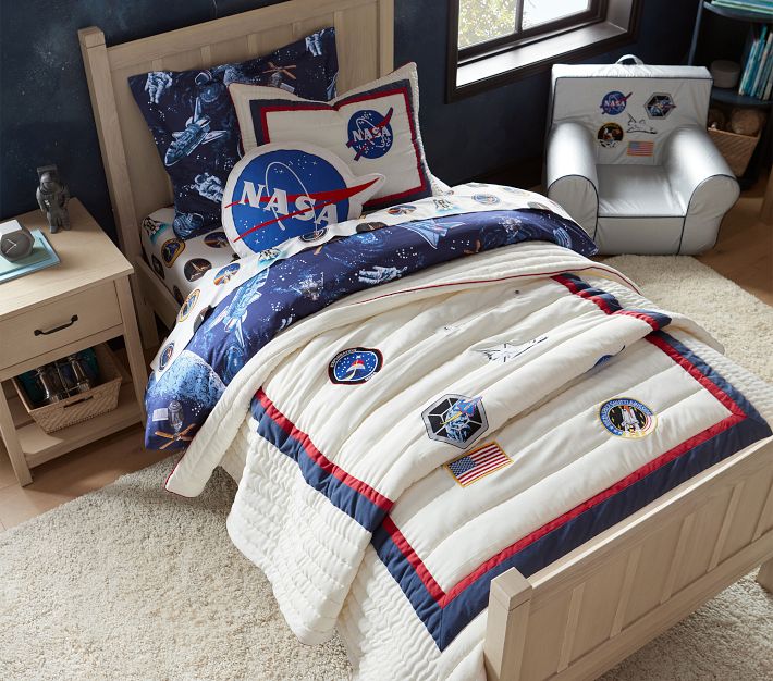 Astronaut Mission Patch Organic Sheet Set